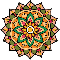 Ornamental luxury mandala pattern  design