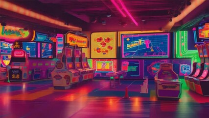 a video game center 