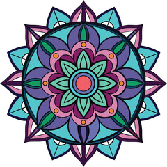 Ornamental luxury mandala pattern  design