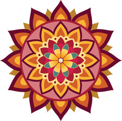 Ornamental luxury mandala pattern  design