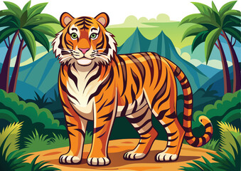 tiger in the forest