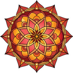 Ornamental luxury mandala pattern  design