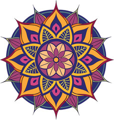 Ornamental luxury mandala pattern  design