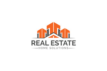 Innovative logo design for a home solutions real estate company