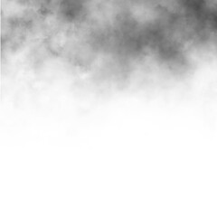 Transparent fog smoke clouds overlay