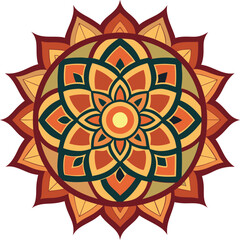 Ornamental luxury mandala pattern  design