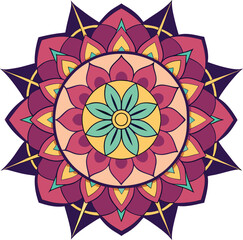 Ornamental luxury mandala pattern  design