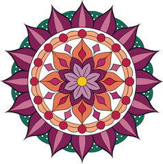Ornamental luxury mandala pattern  design