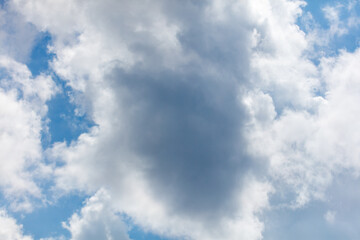 Clouds in the sky as a background