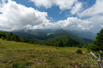 Obraz premium Hiking on Mountain Daibosatsu in Japan