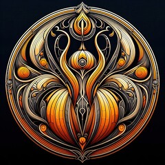 black and white abstract