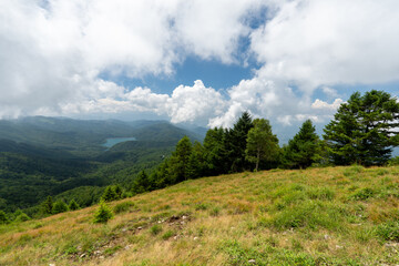 Hiking on Mountain Daibosatsu in Japan