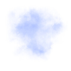 Realistic fog smoke cloud transparent background