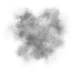 Realistic fog smoke cloud transparent background