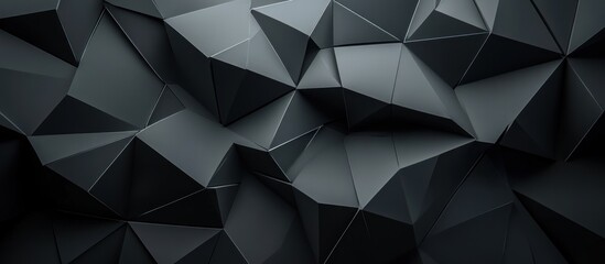 Obraz premium Abstract Black Geometric Pattern