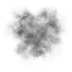 Realistic fog smoke cloud transparent background