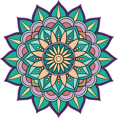 Ornamental luxury mandala pattern  design