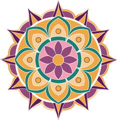 Ornamental luxury mandala pattern  design