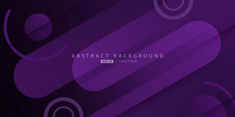 Abstract dark purple gradient illustration background with 3d look rectangle purple simple pattern. Dynamic design and luxury. Eps10 vector