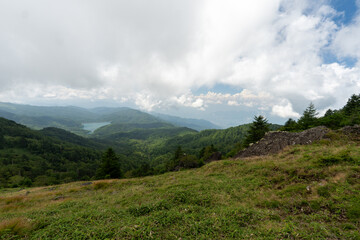 Hiking on Mountain Daibosatsu in Japan