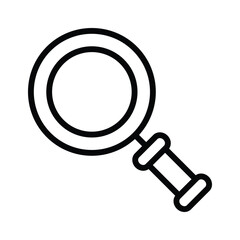 Magnifying glass for closely examining small details in research
