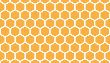 bee Honeycombs Pattern. Seamless background honeycombs. vector illustration