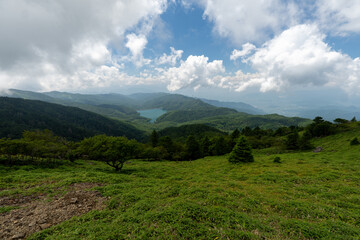 Hiking on Mountain Daibosatsu in Japan