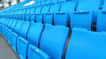 Obraz premium he stands of the stadium. Sports facility