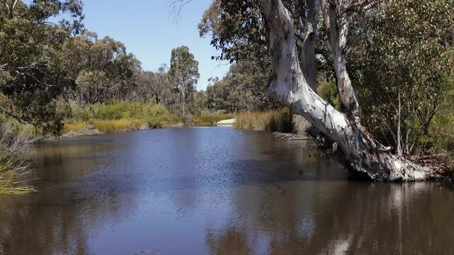 Bald Rock Creek running through Girraween National Park, Southern Queensland Australia. Girraween National Park is located near Stanthorpe and the Queensland and New South Wales border.