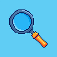 Pixel art magnifier game asset design © Rahmat