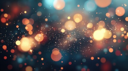 graphic black and gold bokeh