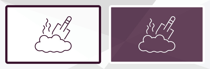 manure outline icon. Linear vector from farming and gardening concept. Thin line white and black manure icon isolated on white and dark background