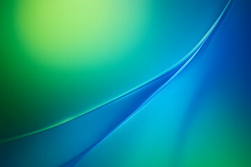 Abstract blue and green gradient background.