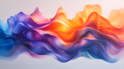 Flowing Rainbow Waves