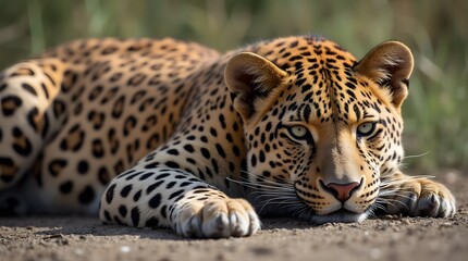 leopard portrait