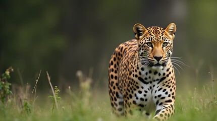 Fototapeta premium leopard portrait