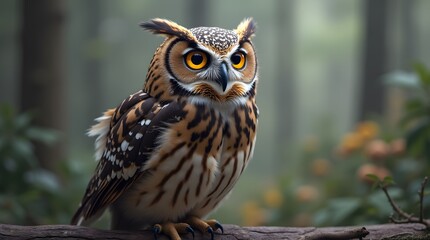 Fototapeta premium owl portrait