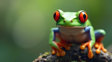 red eyed tree frog