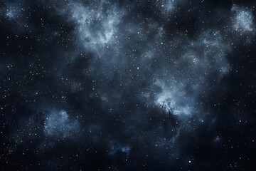 Obraz premium A vast starry night sky filled with clouds of cosmic dust.