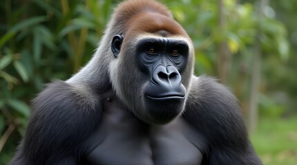 Obraz premium gorilla stock photo