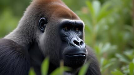 Fototapeta premium gorilla stock photo