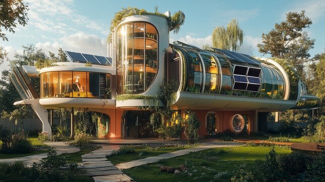 The Sunship is a special house. It's located in a neighborhood called Vauban, known for using eco-friendly energy sources like solar power.