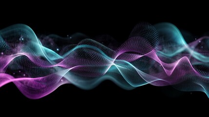 Obraz premium Fluid Wave Connections