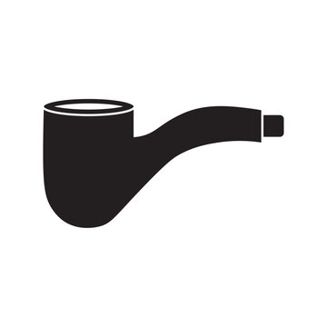 recommend clip art: smoking pipe flat icon vector