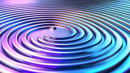The wallpaper features a purple and blue design on a black background. Suitable for graphic design projects.