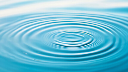 Rippling water surface, gentle waves, calming blue tones.