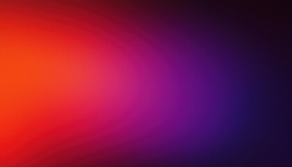 Obraz premium A vibrant gradient transitions from warm red to deep purple against a dark backdrop, creating a dynamic and atmospheric visual effect.