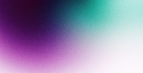 Obraz premium A vibrant gradient of purple, green, and white colors blending smoothly to create an abstract, artistic background.