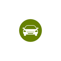 Car icon isolated on transparent background