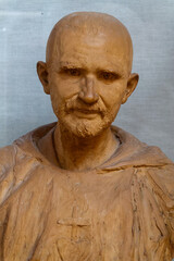 Statue of Saint Charles de Foucauld. Saint of the Roman Catholic Church. .